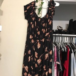 Off the shoulder maxi dress